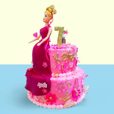 Glamours Barbie Cake