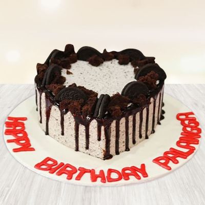 Heart Shaped Oreo Cake