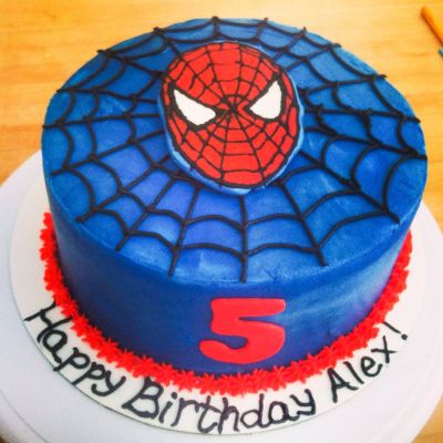 Yummy Spiderman Cake