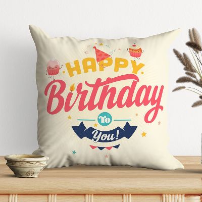 Birthday Message Cushion