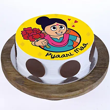  Pyaari Maa Photo Cake